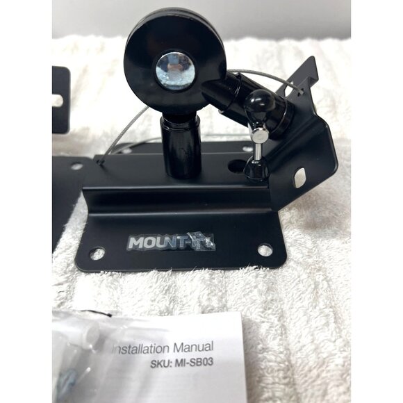 Mount-It! Speaker Mount MI-SB03 Steel/Aluminum Adjustable 33lbs Load 360° Tilt 9 - Picture 8 of 9